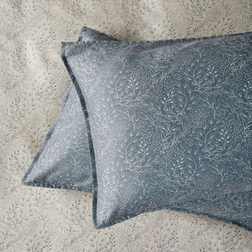 Μαξιλαροθήκες Elsy 01 A (Σετ 2τμχ) Beige-Grey Kentia