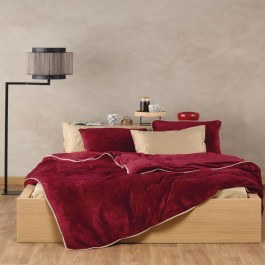 Παπλωματοθήκη Ivanna 05 Bordo Kentia BORDO