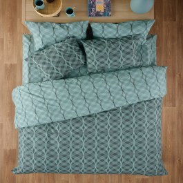 Duvet Cover Jentry 02 (Set 2pcs) Green Kentia GREEN