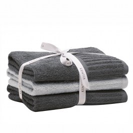 Πετσέτες Vance 22 (Σετ 3τμχ) Anthracite Kentia ANTHRACITE
