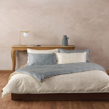 Σεντόνια Elsy 01 (Σετ 4τμχ) Beige-Grey Kentia