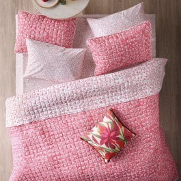 Bedspread Dalida 20 Dusty Pink-White Kentia PINK-WHITE