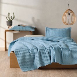 Bedspread Mason 19 (Set 2pcs) Blue Kentia BLUE