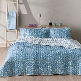Μαξιλαροθήκες Dalida 01 (Σετ 2τμχ) Blue-White Kentia BLUE-WHITE