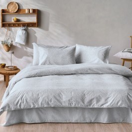 Duvet Cover Posidonia 22 (Set 3pcs) Light Grey-Ecru Kentia LIGHT GREY