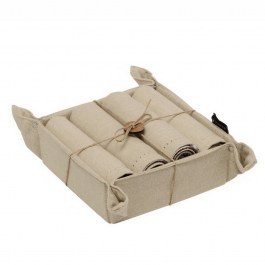 Σουπλά Plato 251 Σε Καλαθάκι (Σετ 5τμχ) Taupe Kentia TAUPE