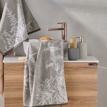 Towel Mosco 22 Grey Kentia