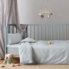 Παπλωματοθήκη Βρεφική Whisper 22 (Σετ 2τμχ) Grey Kentia GREY