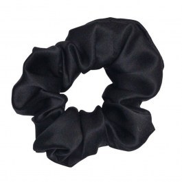 Λαστιχάκι Μαλλιών Silk Scrunchie 30 12cm Black Kentia BLACK