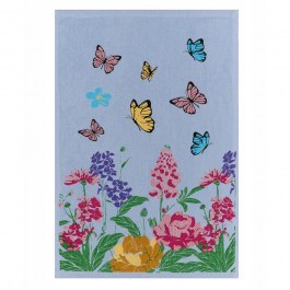 Πετσέτα Κουζίνας Βελουτέ Teleria 253-38 Blue-Multi Kentia BLUE-MULTI