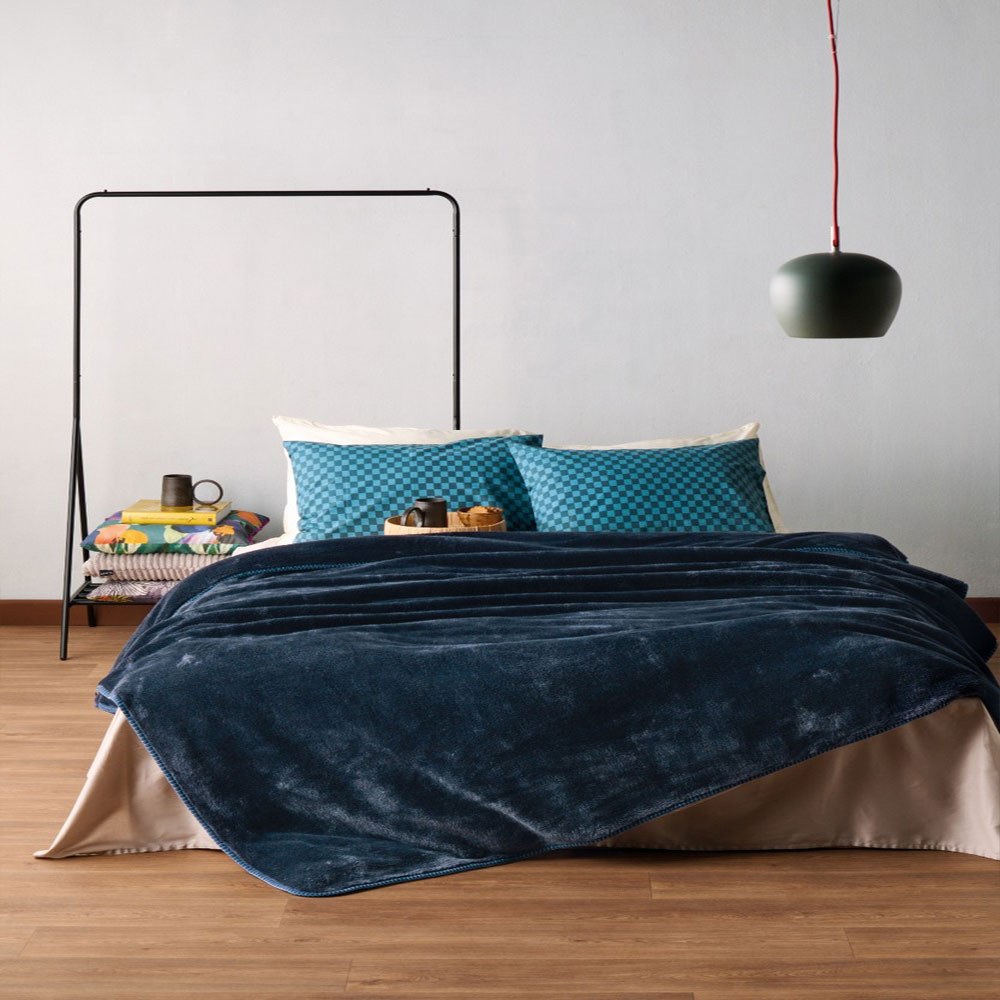 Κουβέρτα Monaco 01 Dark Blue Kentia
