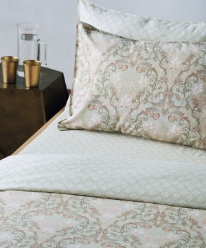 Μαξιλαροθήκες Cressida 21 (Σετ 2τμχ) Light Green-Dusty Pink Kentia