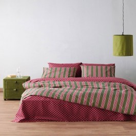 Quilt Dama 36 Green-Bordo Kentia BORDO-GREEN