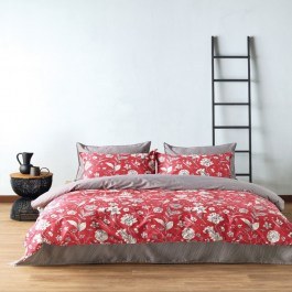 Παπλωματοθήκη Alida 17 (Σετ 3τμχ) Red-Black Kentia RED-BLACK