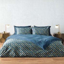 Bed Sheets Zahos 01 (Set 4pcs) Blue-Green Kentia BLUE-GREEN