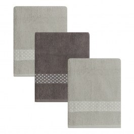 Towels Manuel 22 (Set 3pcs) Grey Kentia GREY