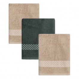 Towels Manuel 34 (Set 3pcs) Beige Kentia BEIGE