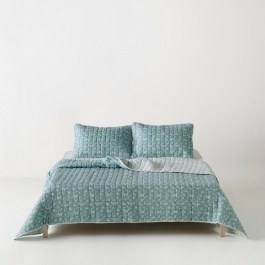 Bedspread Evanthia 02 (Set 2pcs) Mint-White Kentia MINT-WHITE