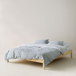 Bed Sheets Trubi 01 (Set 3pcs) Petrol-White Kentia WHITE-PETROL