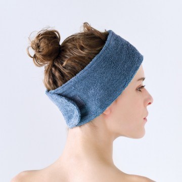 Hair Ribbon Band 01 65x9 Blue Kentia