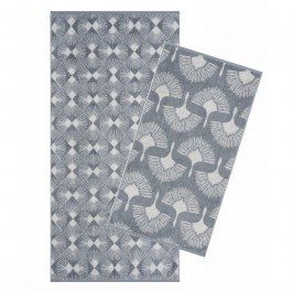 Towels Kavan 22 (Set 2pcs) Grey-White Kentia GREY-WHITE