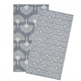 Towels Kavan 22 (Set 2pcs) Grey-White Kentia GREY-WHITE