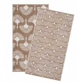 Towels Kavan 26 (Set 2pcs) Beige-Ecru Kentia BEIGE-ECRU