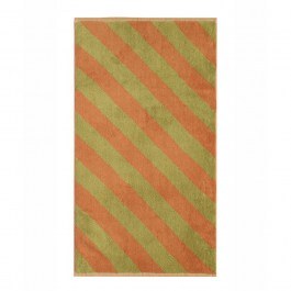 Πετσέτα Listra 10 Ριγέ Orange-Green Kentia ORANGE-GREEN
