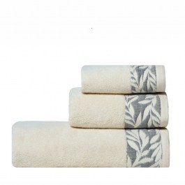 Πετσέτες Samara 12 (Σετ 3τμχ) Beige Kentia BEIGE