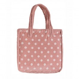 Τσάντα Παραλίας Βελουτέ Jolly 14 43x43x11 Pink Kentia PINK
