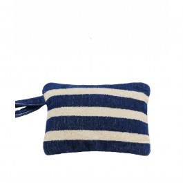 Τσαντάκι - Νεσεσέρ Θαλάσσης Βελουτέ Puerto 01 (28X19) Blue Kentia BLUE