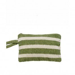Τσαντάκι - Νεσεσέρ Θαλάσσης Βελουτέ Puerto 36 (28X19) Green Kentia GREEN