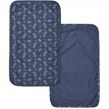Baby Changing Mats Oriane (Set of 2) 72x42 Dark Blue Kentia