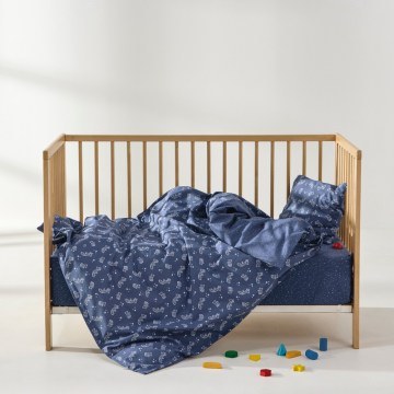 Baby Comforter Oriane Dark Blue Kentia