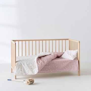 Baby Duvet Cover Set Matera 18 (Set of 2) Pink-White Kentia