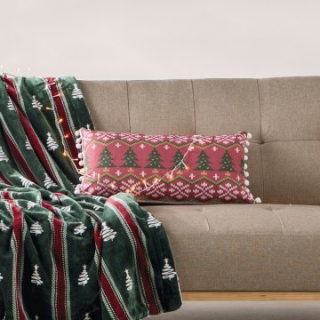 Christmas Decorative Cushion (With Filling) Snow 2628 Multi Kentia