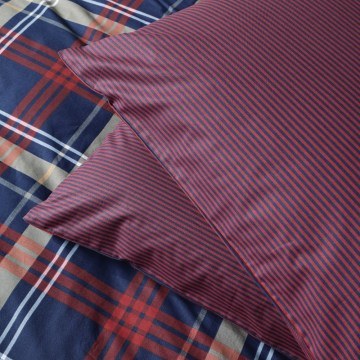 Pillowcases Festival 01A (Set of 2) Red-Blue Kentia