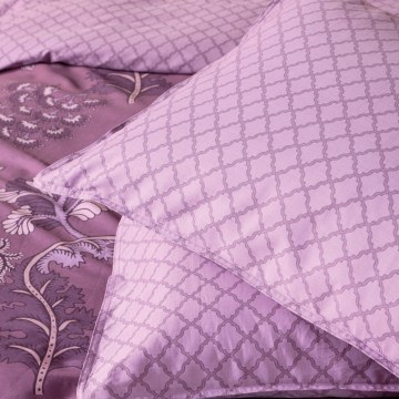 Pillowcases Gaya A (Set of 2) Mauve-Old Rose Kentia