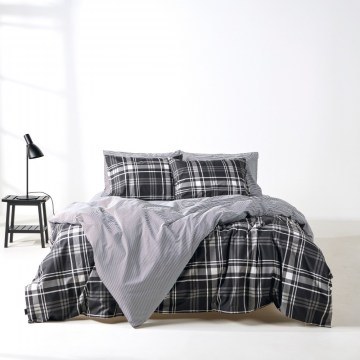 Duvet Cover Set Festival 30 (Set of 2) Black-White Kentia