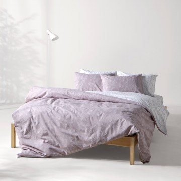 Duvet Cover Set Nebula (Set of 3) Dusty Pink-White Kentia