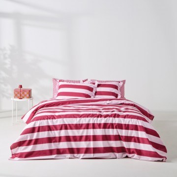 Bed Sheets Iokasti 27 (Set of 3) Magenta-Pink Kentia