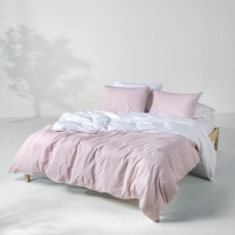 Bed Sheets Mary 14 (Set of 4) Light Pink-White Kentia PINK-WHITE