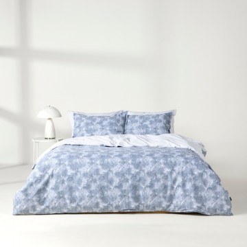Bed Sheets Opalite 33 (Set of 4) Blue Raf-White Kentia