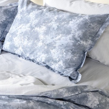 Bed Sheets Opalite 33 (Set of 4) Blue Raf-White Kentia