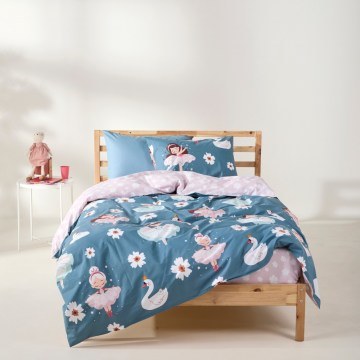 Kids Comforter Pina Blue-Pink Kentia