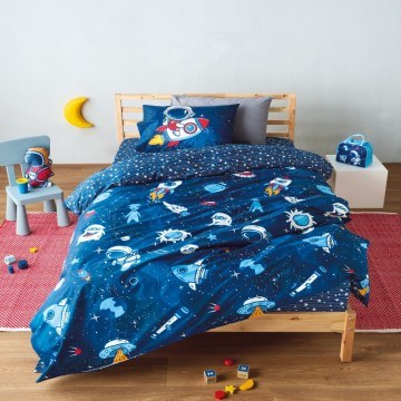 Kids Duvet Cover Set Pluton (Set of 2) + Blue Kentia
