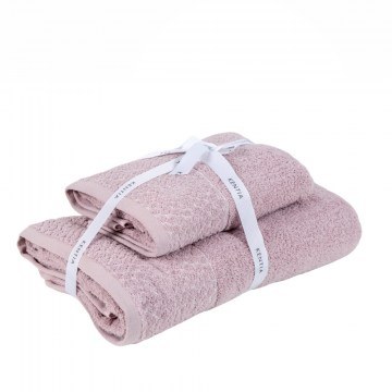 Towels Viper 18 (Set of 2) Pink Kentia