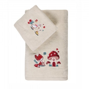 Kids Towels Alpu (Set of 2) Ecru Kentia