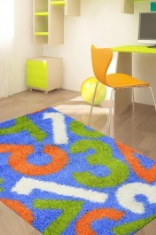 Carpet Next Shaggy 1138 Blue BLUE