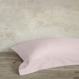Μαξιλαροθήκες Superior Satin (Σετ 2τμχ) Oxford 3 Πλευρών Smoked Rose Nima ROSE
